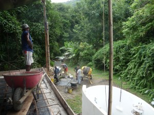 cement mixer broke down :-( briefly